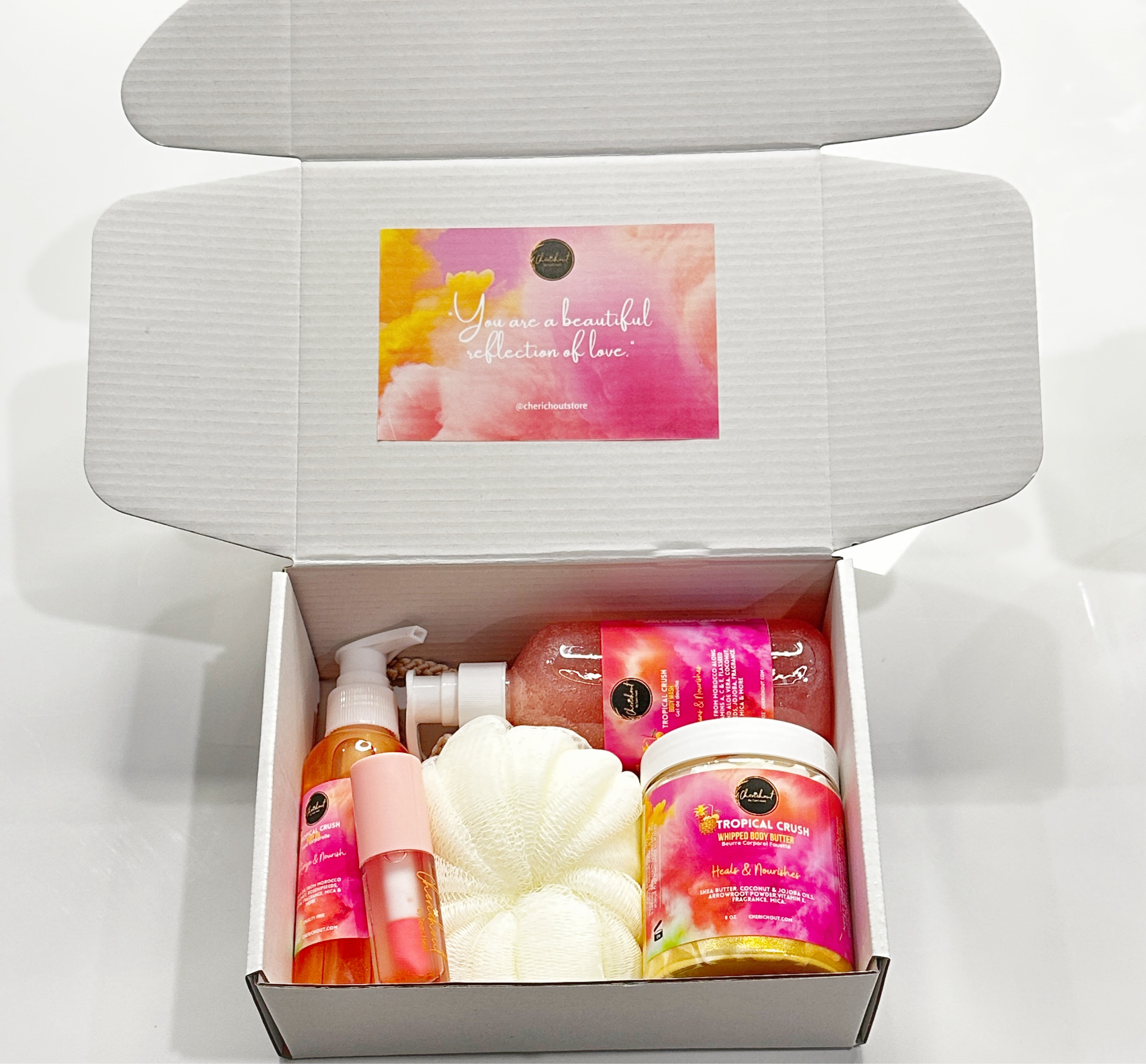 Tropical Crush - Skincare and beauty gift box