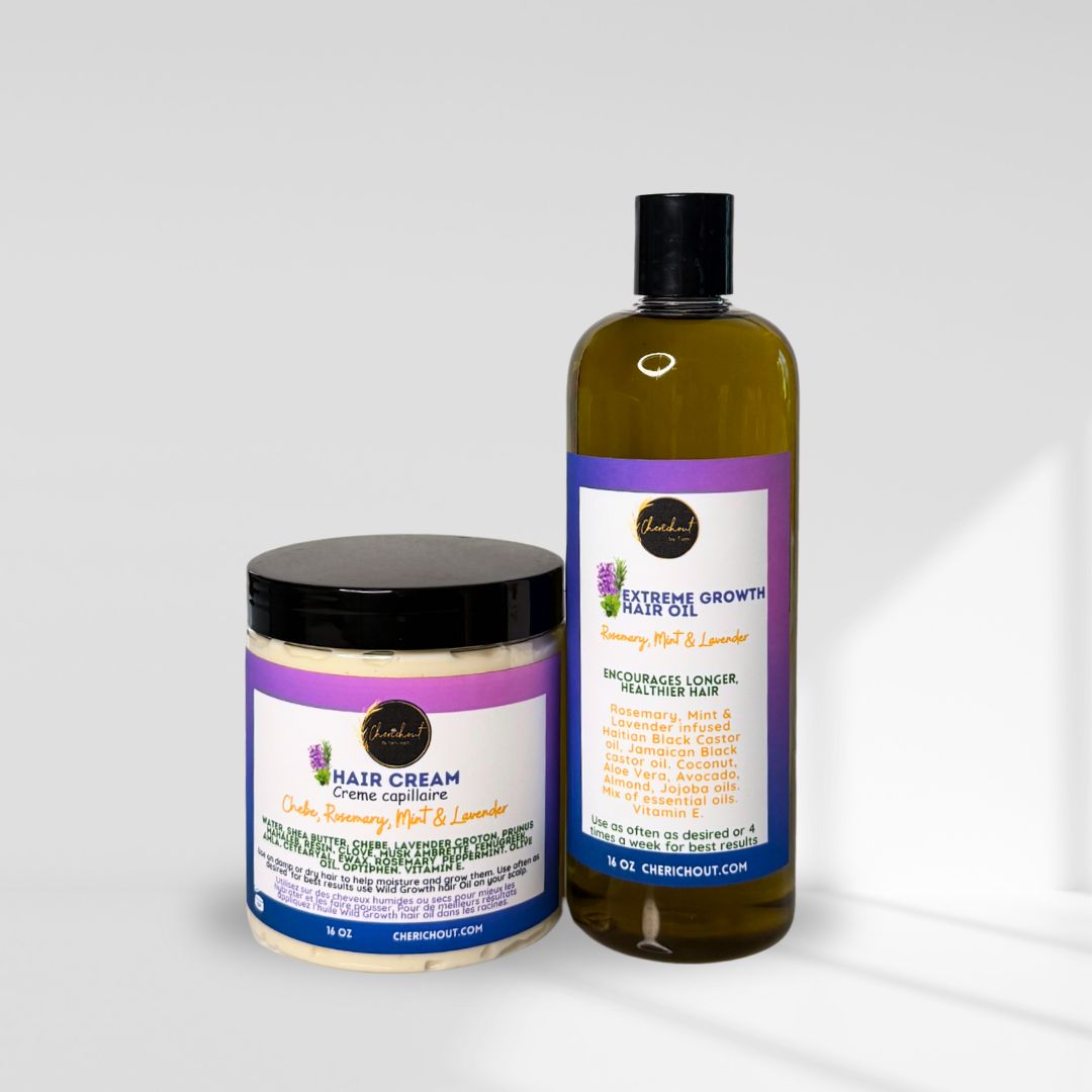 Oil & Hair Cream bundle