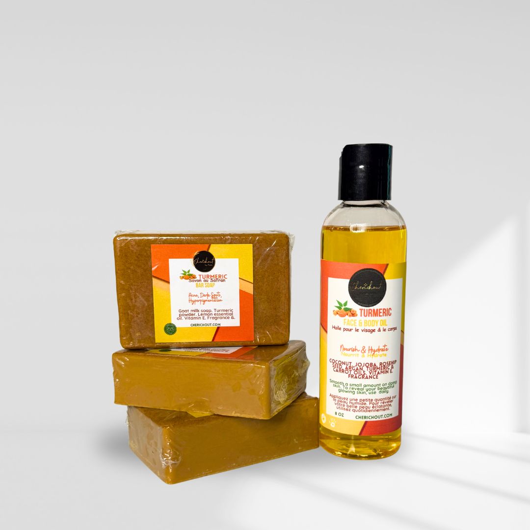 1 Face & Body Oil + 3 soaps