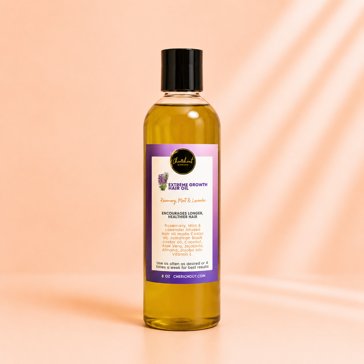 Aceite capilar para crecimiento extremo