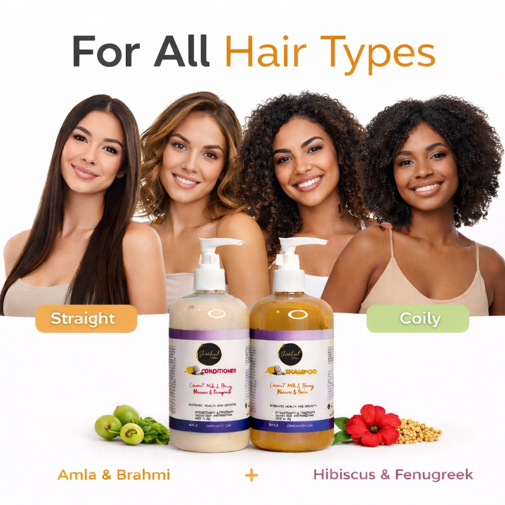 Champú y acondicionador para el crecimiento del cabello