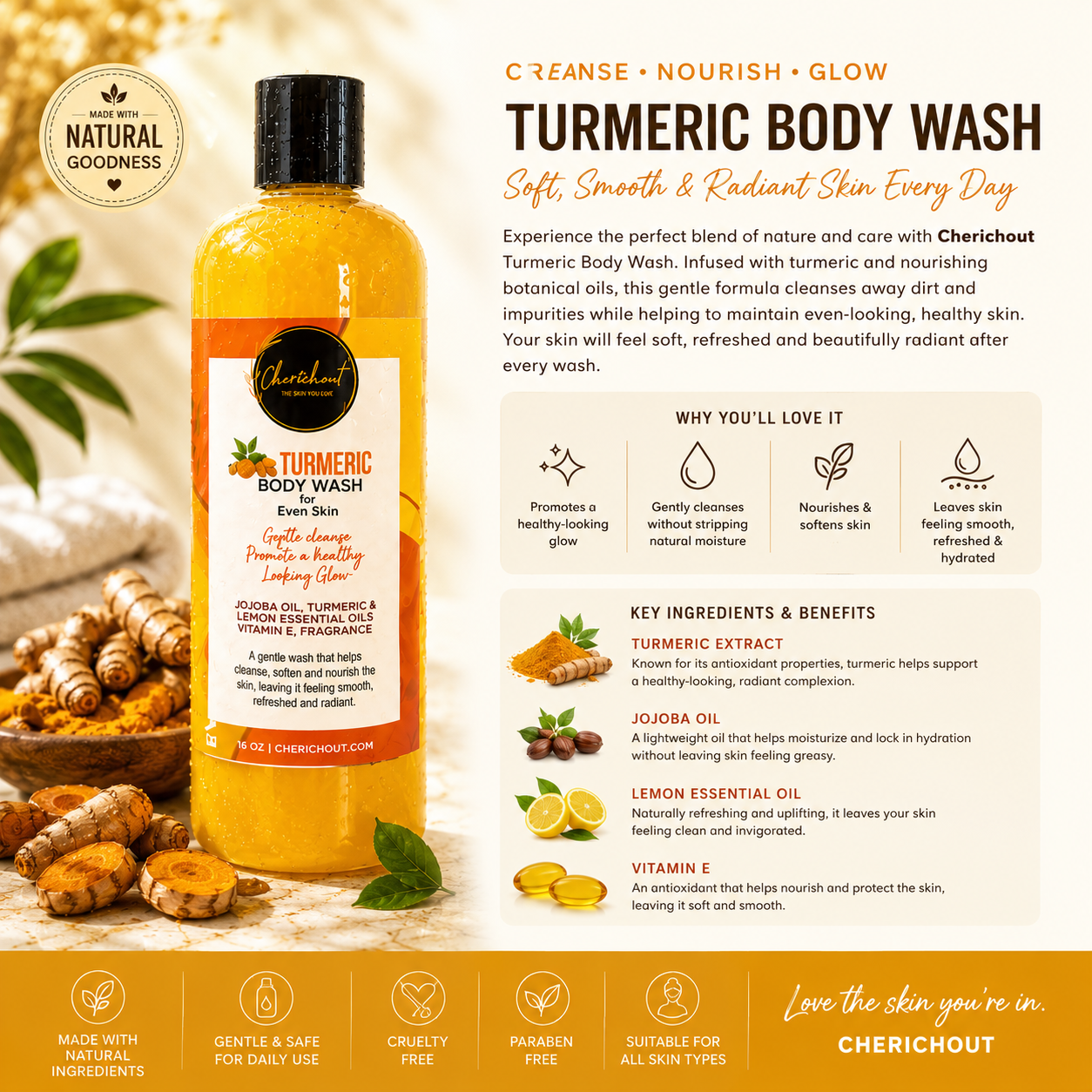 Turmeric Even Skin - Body Wash