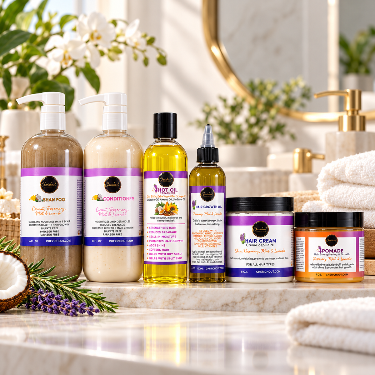 Hair growth set + hot oil