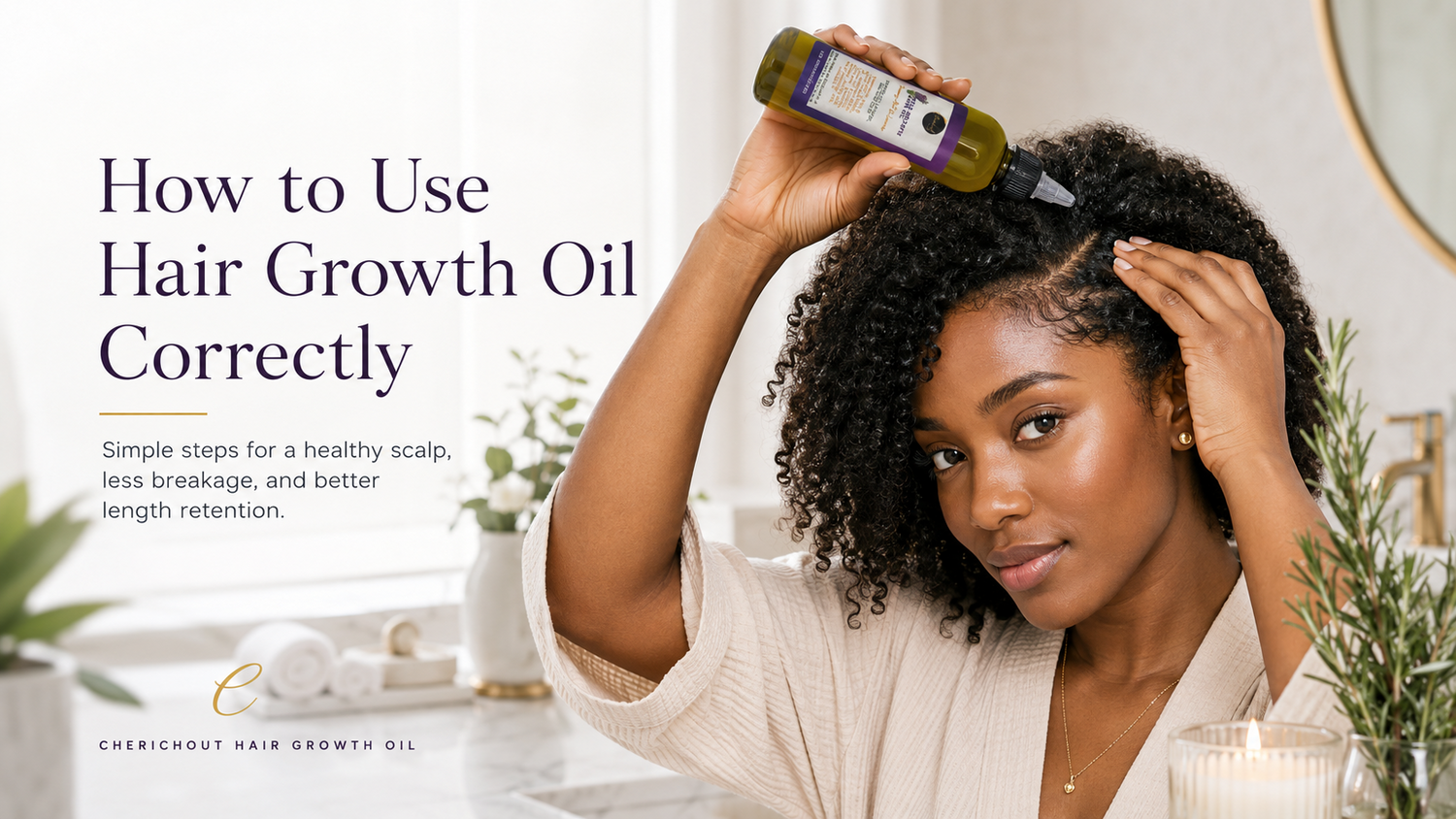 How to Use Hair Growth Oil for Stronger, Healthier-Looking Hair
