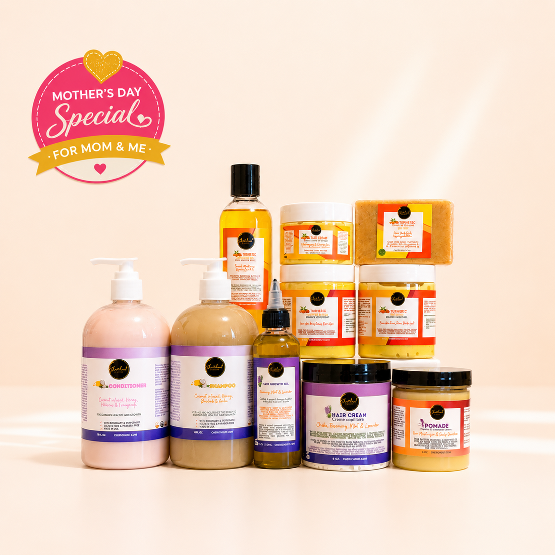 Hair and skin care sets