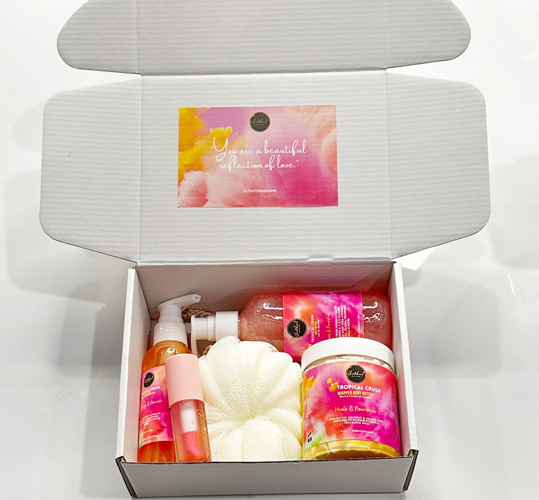 Tropical Crush - Skincare and beauty gift box