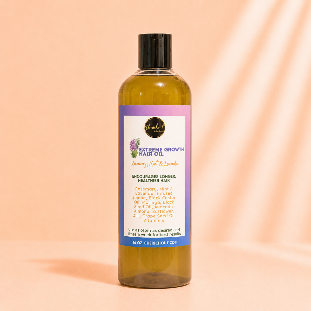 Aceite capilar para crecimiento extremo