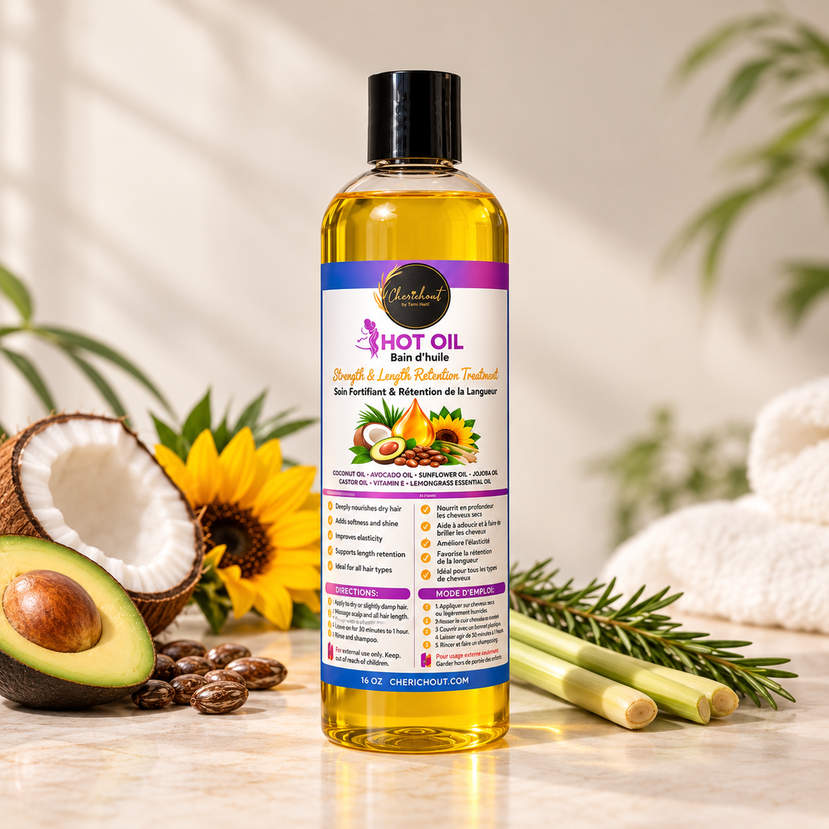 Hot oil treatment | Bain d’huile