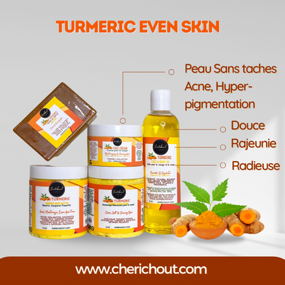 Turmeric Even Skin + Face &amp; body oil