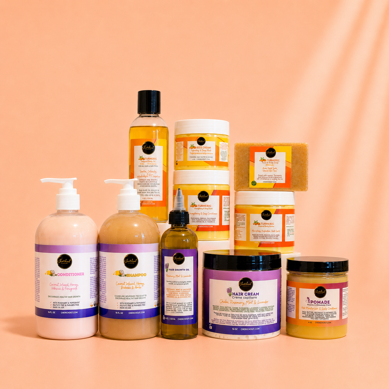 Hair and skin care sets