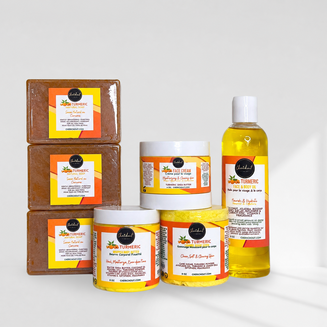 3 soaps Turmeric Even Skin set