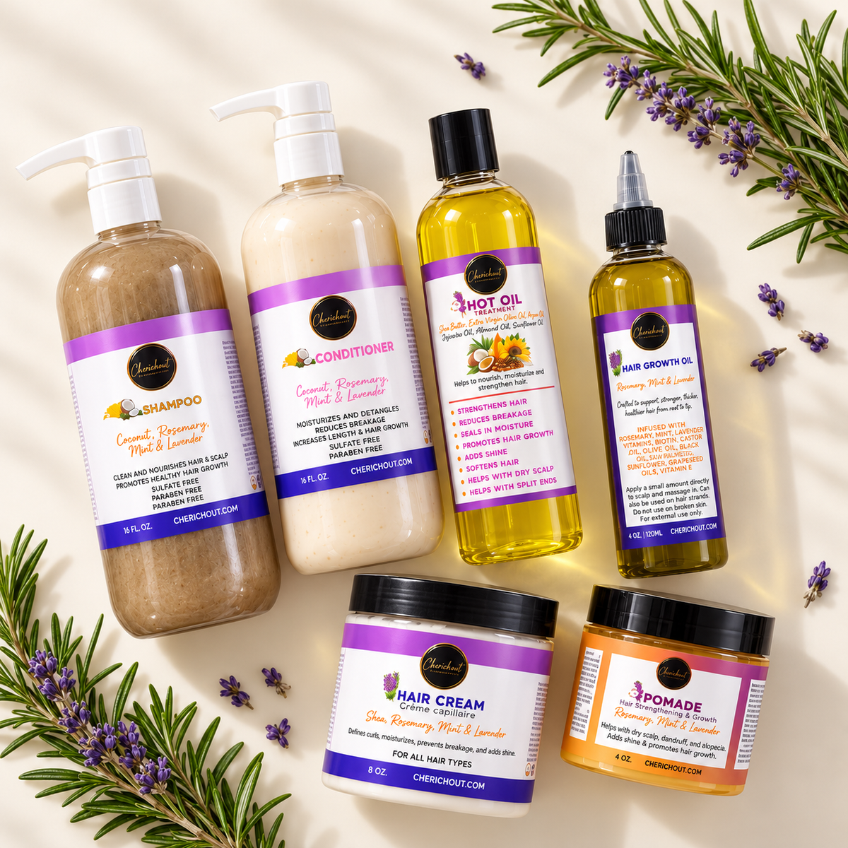 Hair growth set + hot oil