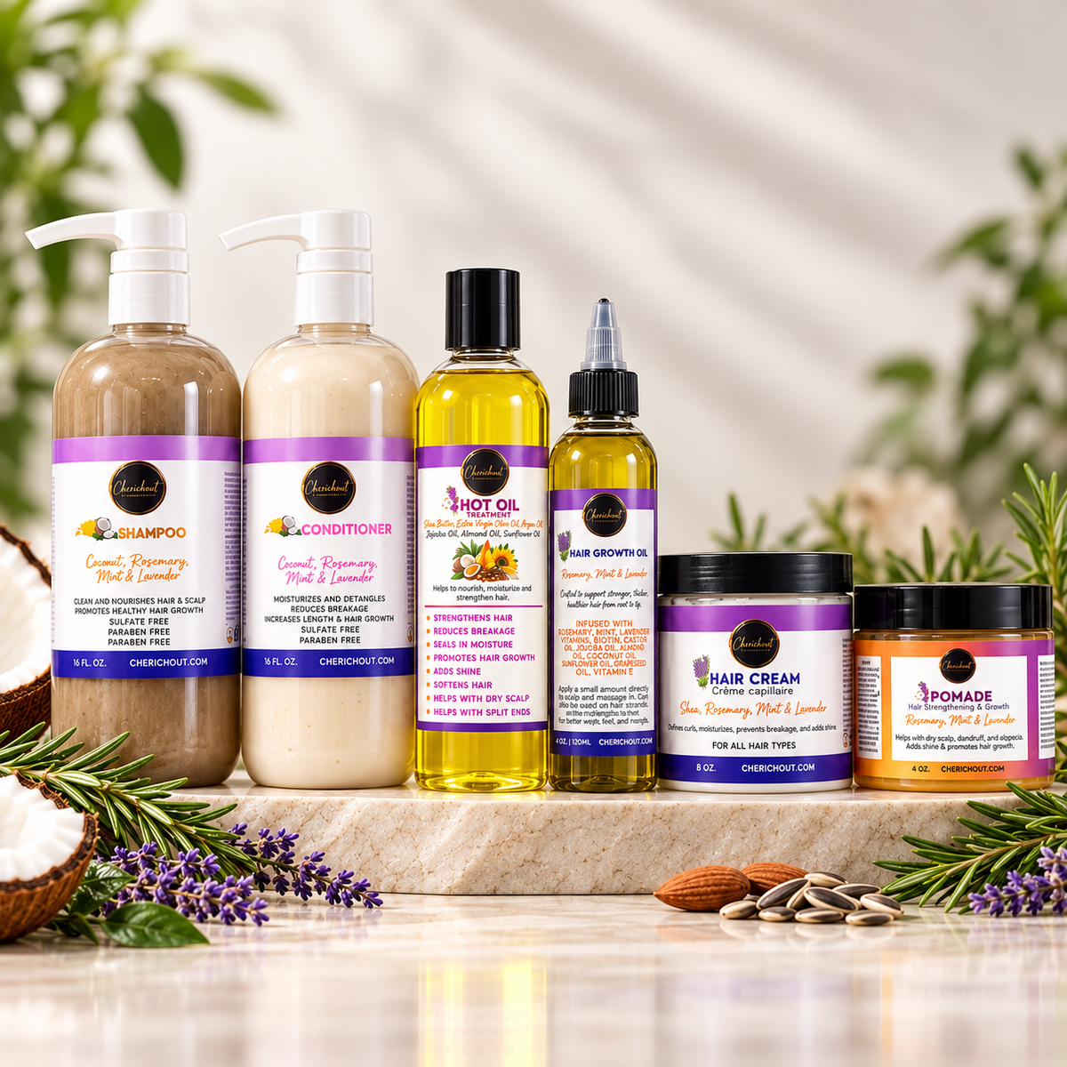 Hair growth set + hot oil
