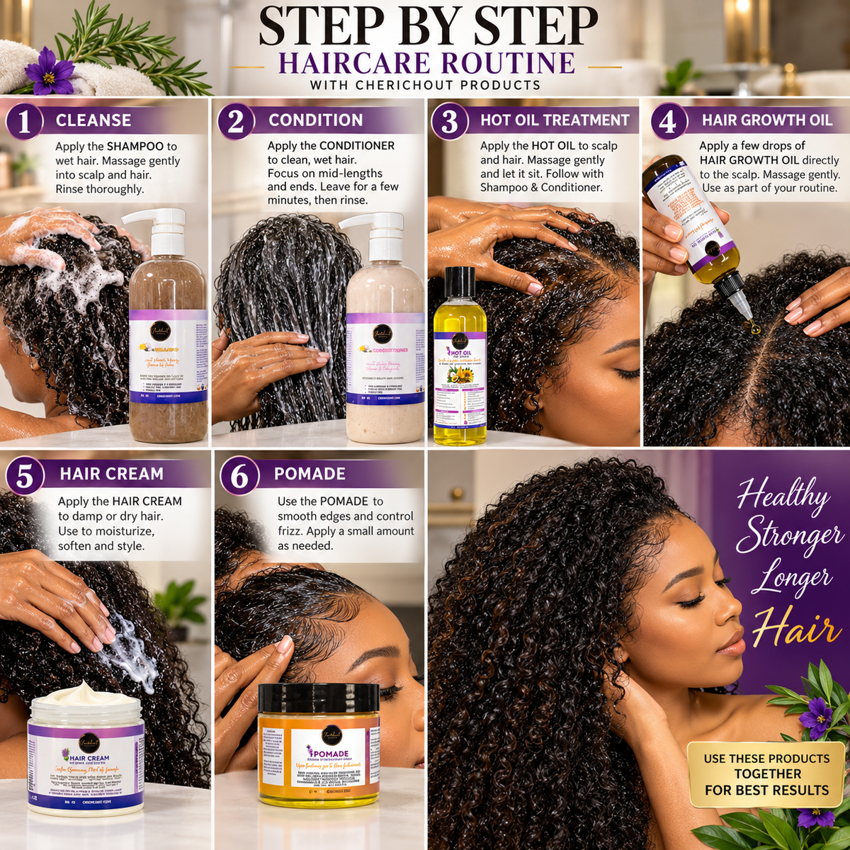 Hair growth set + hot oil